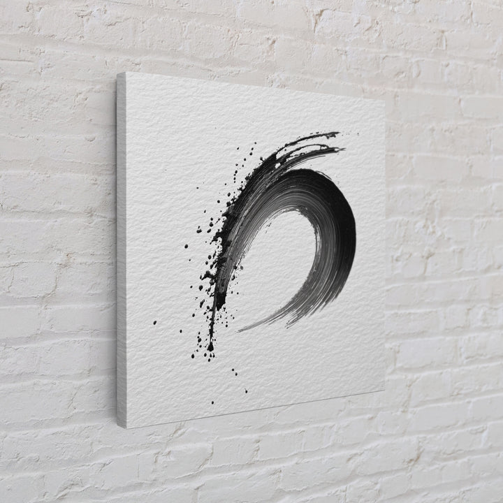 Zen Enso Brush Stroke Minimalist Black And White Wall Art Japanese Calligraphy Painting Modern Decor Minimalist Wall Art Print