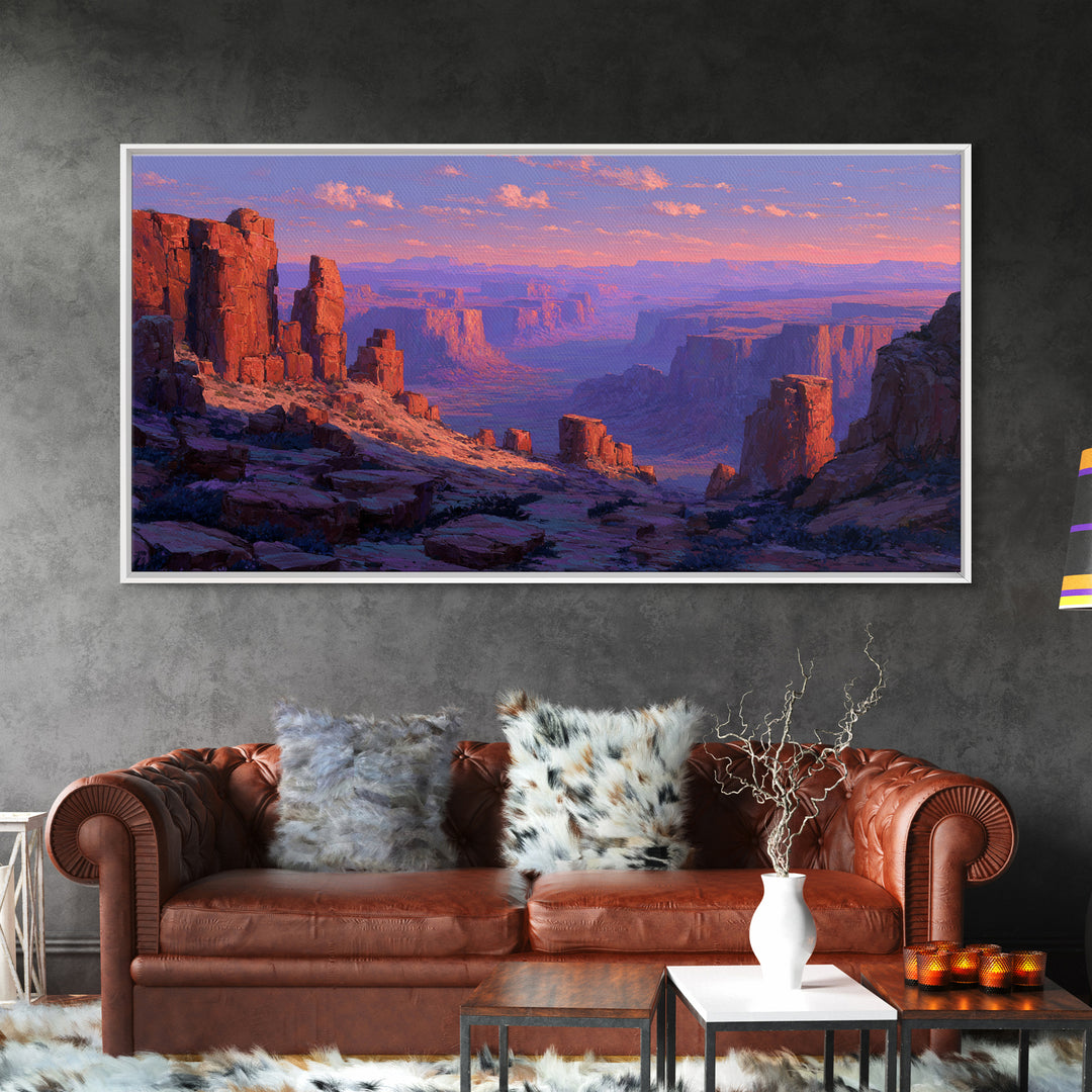 Romantic Ocean Pier Cabin View Painting Wall Art Framed Canvas Print Rustic Home Decor For Living Room Bedroom Or Cozy Cabin Atmosphere