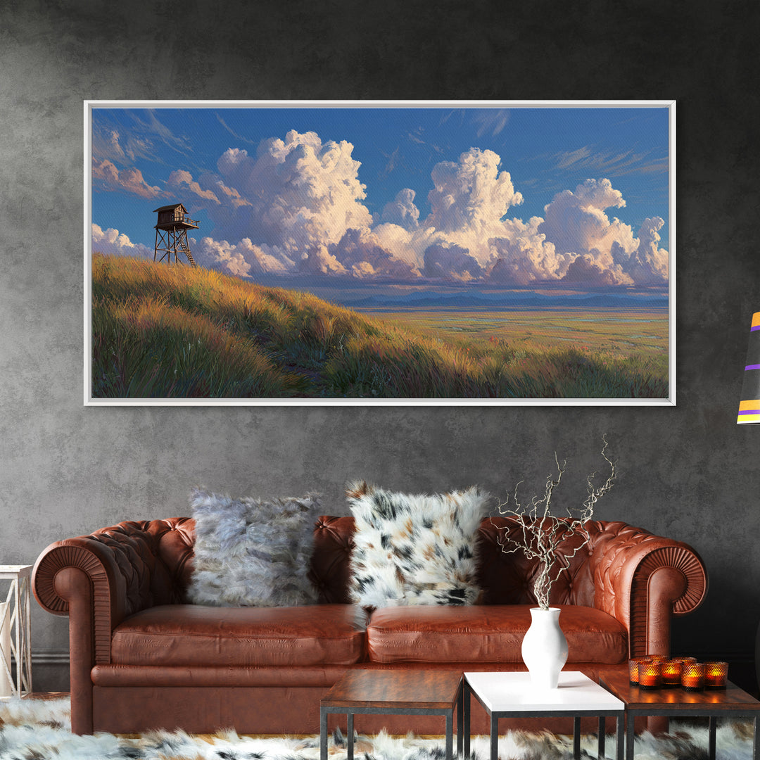 Mystical Jellyfish In Deep Sea With Ethereal Colors Wall Art Print, Ocean-Themed Bedroom Decor, Modern Canvas Print