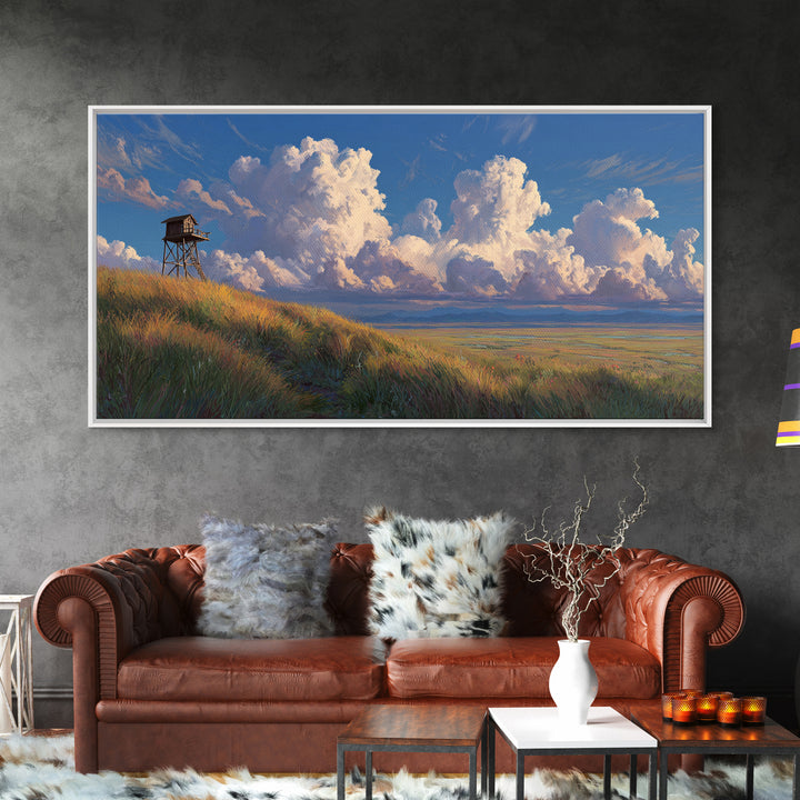 Mystical Jellyfish In Deep Sea With Ethereal Colors Wall Art Print, Ocean-Themed Bedroom Decor, Modern Canvas Print