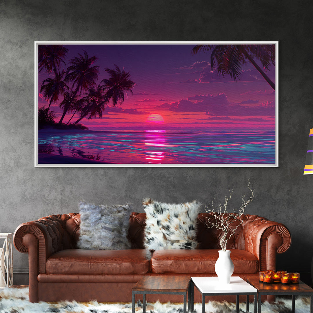 Peaceful Early Morning Lake With Coffee Mug On Dock Realistic Oil Painting Canvas Print Wall Art For Cozy Home Decor