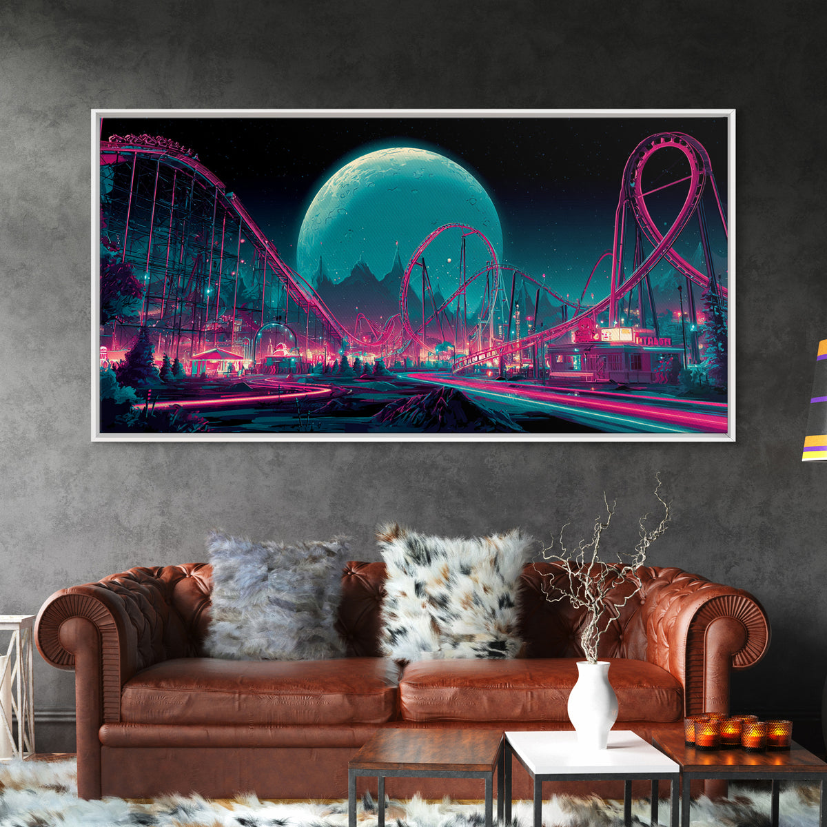 Epic Gladiator Facing Massive Army Sunset Battle Scene Dramatic Wall Art Canvas Print For Home Office Decor