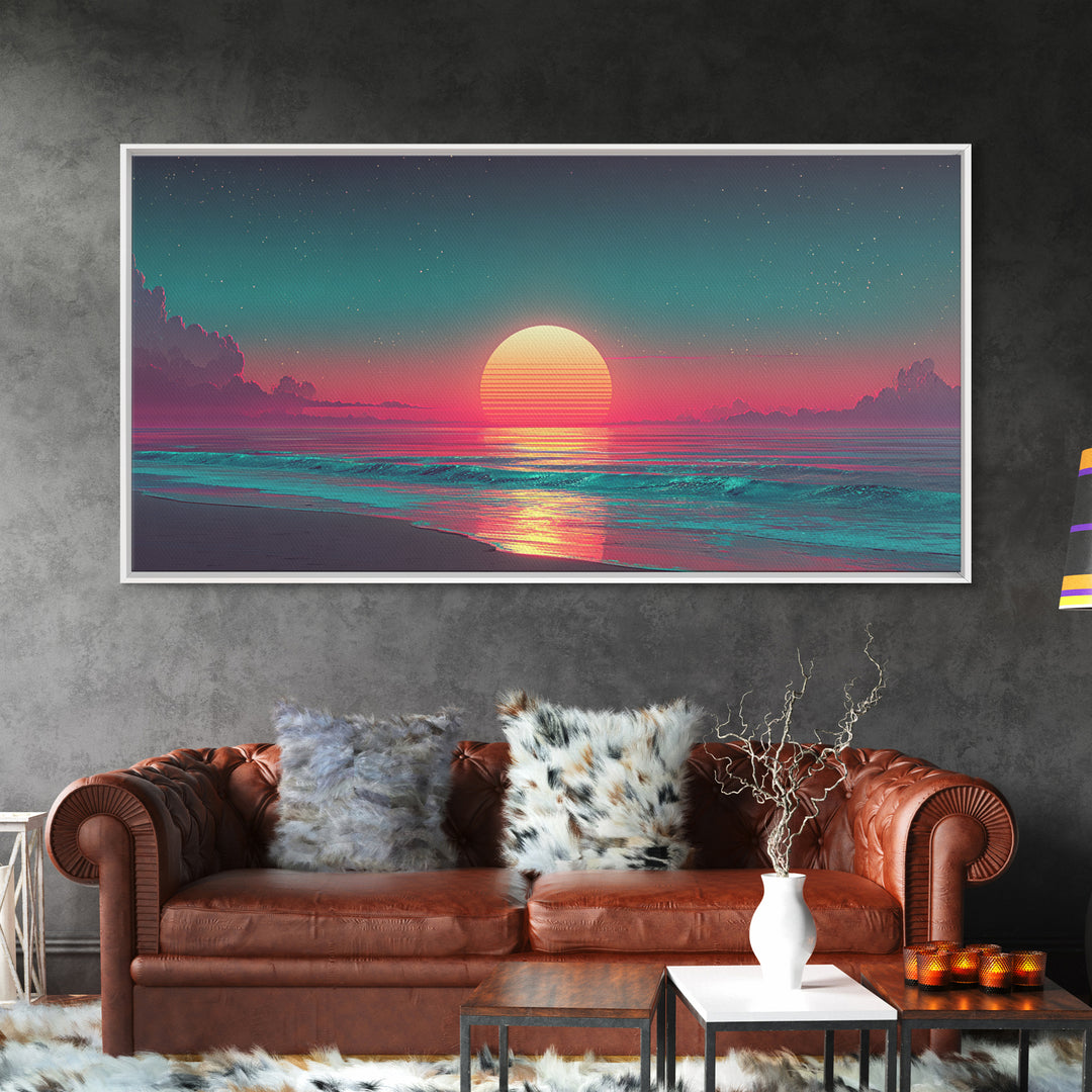 Tranquil Landscape Painting With Ducks On A Calm Forest Lake Original Wall Art Canvas Print For Rustic Home Decor