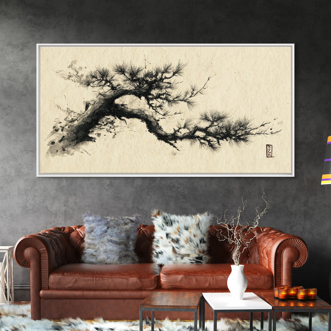 Peaceful Ocean Beach At Sunset Canvas Print Warm Tones Coastal Wall Art Large Framed Canvas Print Tropical Decor