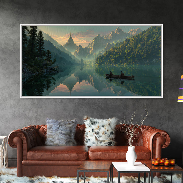 Vibrant Psychedelic Buddha Wall Art Framed Canvas Print Spiritual Decor Modern Meditative Art Gift For Yoga And Zen Home Space