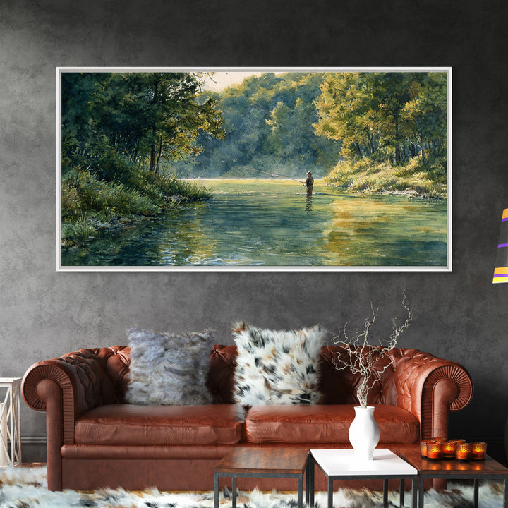 Stunning Sunset Over Majestic Mountain Landscape With Warm Light Large Framed Canvas Print Modern Wall Art For Living Room Decor