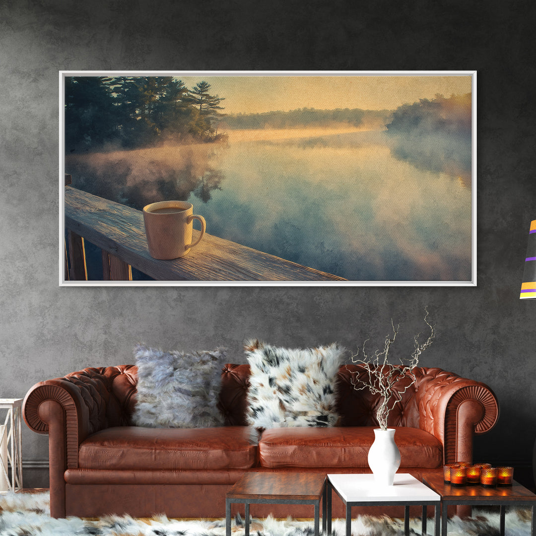 Epic Warrior At Sunset Landscape Scene Large Framed Canvas Print Dramatic Fantasy Wall Art
