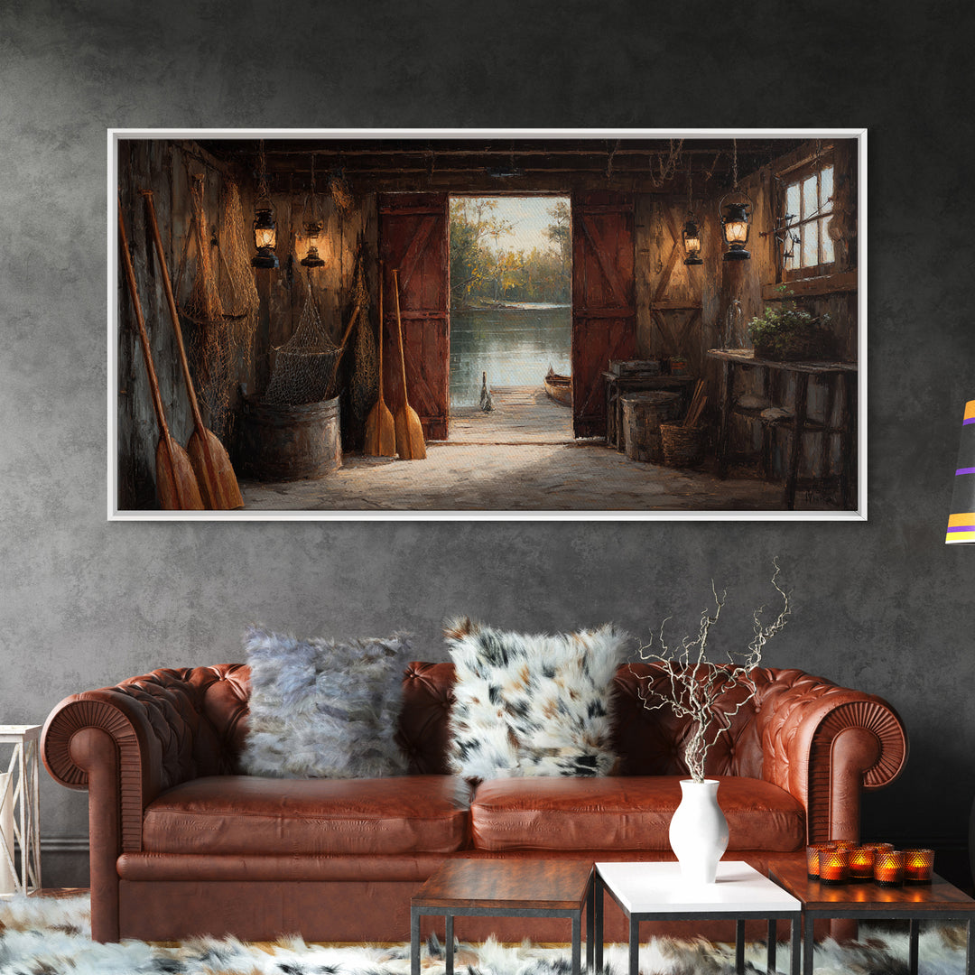 Vibrant Canyon Landscape Art Painting Wall Art Framed Canvas Print Modern Rustic Home Decor Southwest Style Living Room Bedroom Decoration
