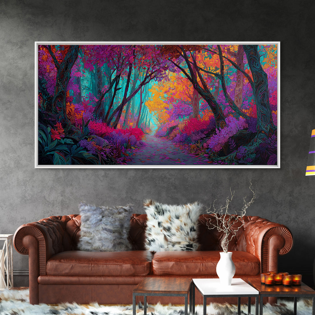 Quiet Desert Road Sunset Landscape Painting Large Wall Art Canvas Print Modern Rustic Home Decor Western Style