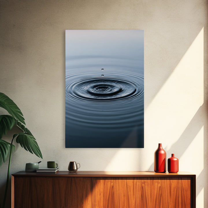 Radiant Spiritual Lotus Meditation Art Vibrant Glow Digital Painting Wall Art Framed Canvas Print For Yoga And Zen Home Decor