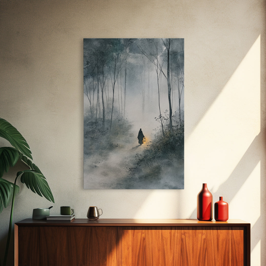 Surreal Futuristic Sunset Landscape With Neon Grid And Mountains Vibrant Retro Wall Art Canvas Print For Modern Home Decor