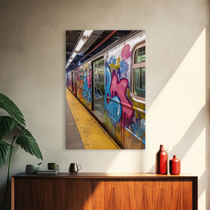 Foggy Night And Old Mosque Street Scene With People Warm Oil Painting Wall Art For Cozy Living Room Or Office Decor