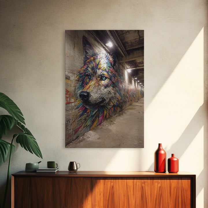 Epic Battle Scene With Ancient Warriors And Fortifications Dramatic Wall Art Framed Canvas Print For Home Decor