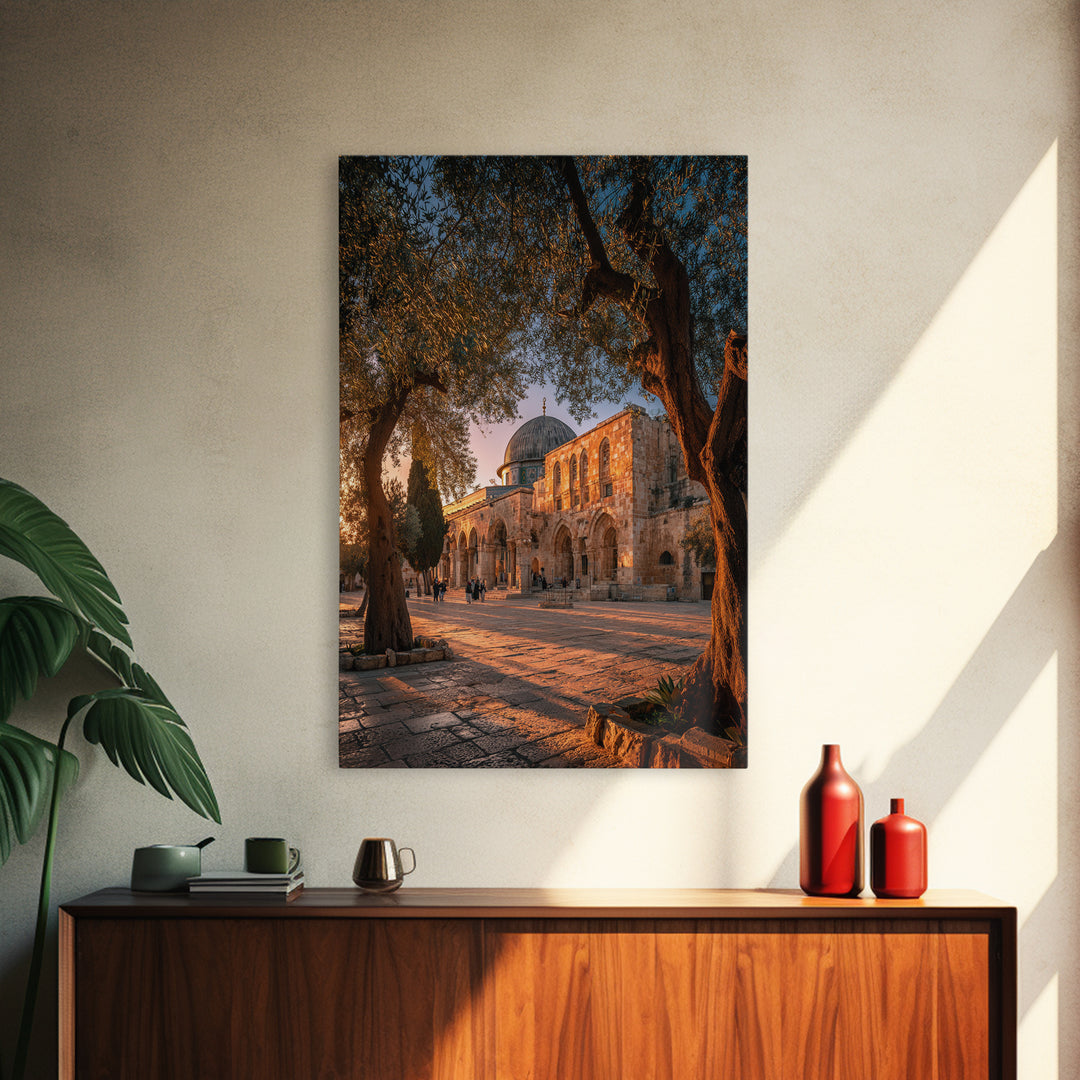 Vibrant Roaring Tiger Street Art Mural On Brick Wall Graffiti Canvas Print For Unique Home Decor And Bold Wall Art Statements
