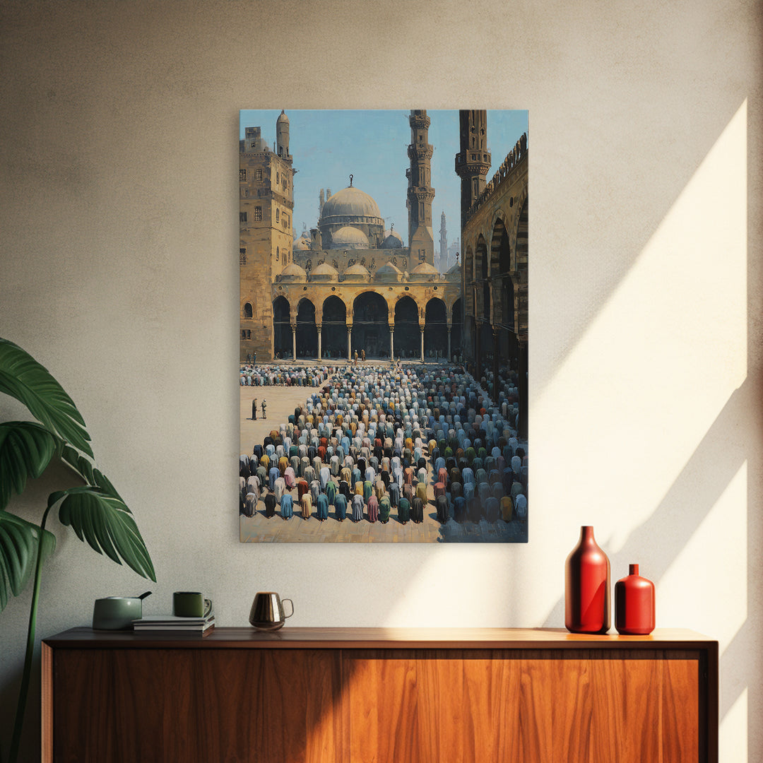 Dynamic Urban Tiger Mural Artwork Bold Wall Art Canvas Print For Man Cave or Office Decor Original Animal Art