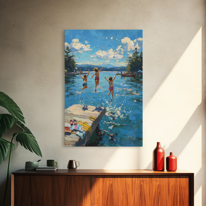 Spiritual Angelic Being In Radiant Clouds Framed Canvas Print Inspirational Wall Art For Meditation Room And Home Decor