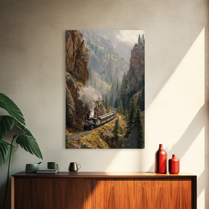 Peaceful Asian Meditative Lake Koi Fish Reflection Sunrise Original Canvas Print Serene Wall Art Zen Home Decor Relaxing Painting