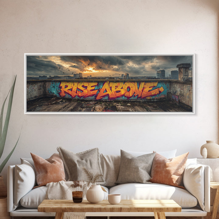 Urban Underground Subway Station Vibrant Tiger Mural Street Art Modern Wall Art Canvas Print For Home Decor