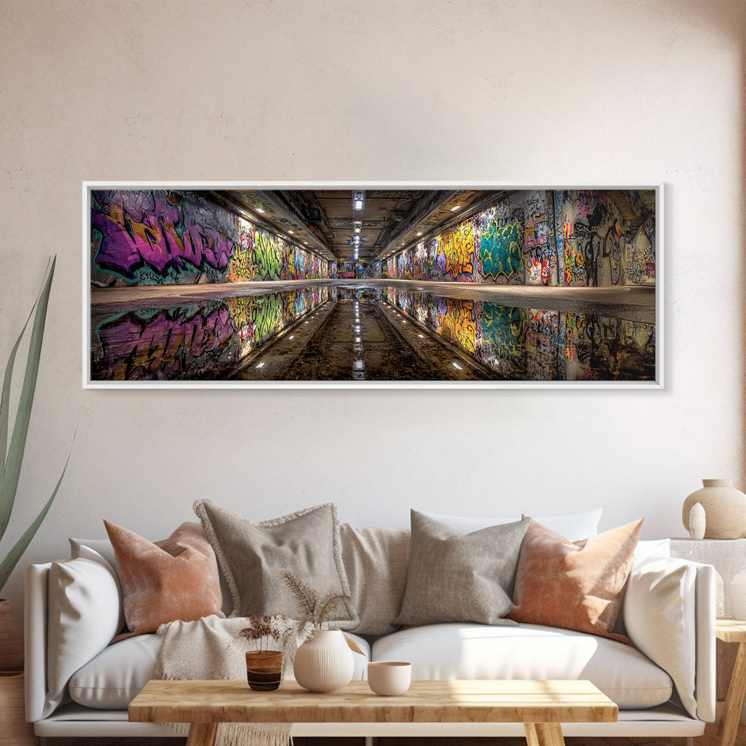 Majestic Desert Caravan Crossing Beautiful Mountain Landscape At Sunrise Western Wall Art For Rustic Home Decor Framed Canvas Print