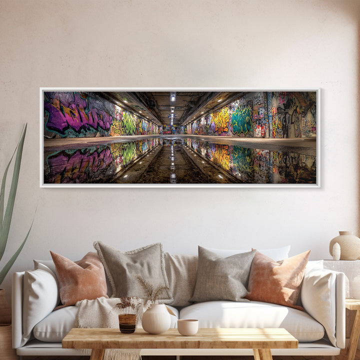 Majestic Desert Caravan Crossing Beautiful Mountain Landscape At Sunrise Western Wall Art For Rustic Home Decor Framed Canvas Print