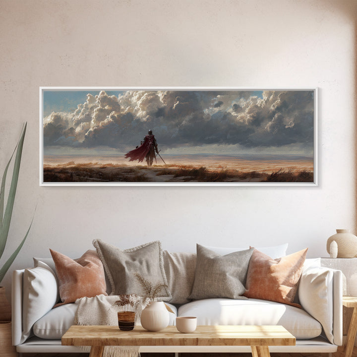 Cozy Lakeside Cabin In Forest Landscape Painting Wall Art Framed Canvas Print For Rustic Decor