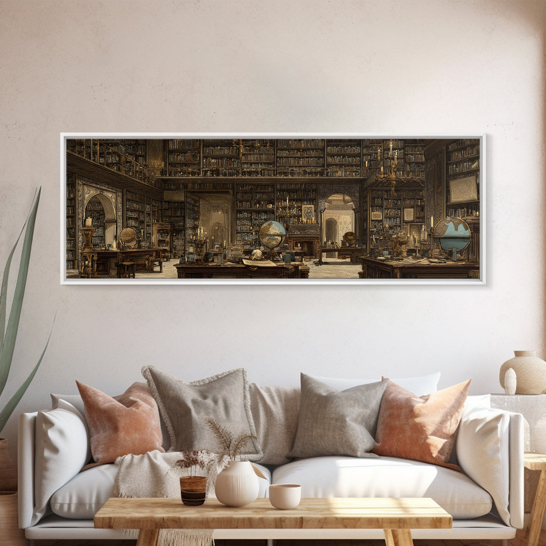 Angel Among Clouds Spiritual Landscape Wall Art Framed Canvas Print Inspirational Wall Decor