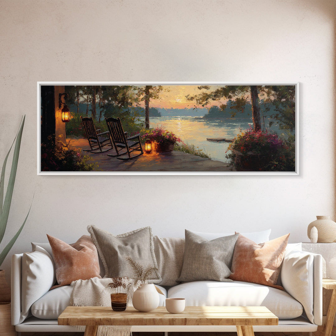 Still Life Painting Of Nautical Essentials With Rope, Hat And Oar On Weathered Dock Rustic Coastal Wall Art