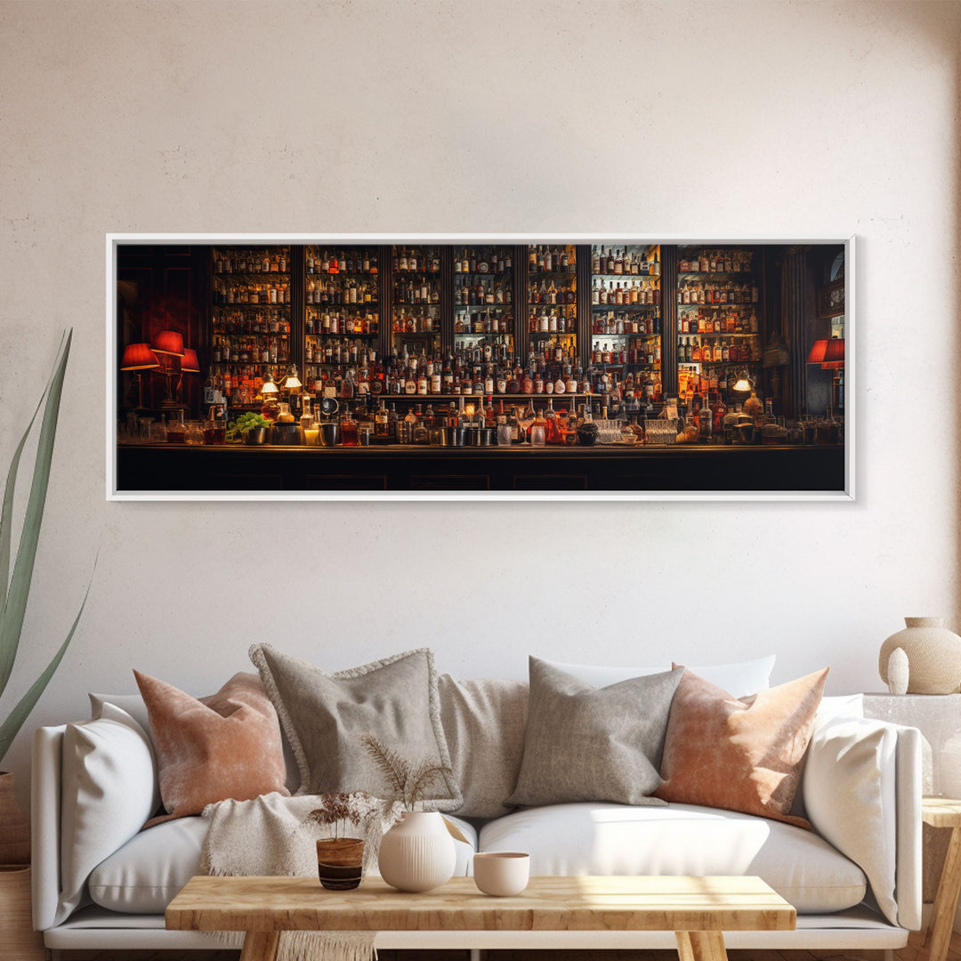 Bar Cart Decor, Framed Wall Art, Vintage Liquor Cabinet Photography Print, Bar Decor, Home Bar Decor, Western Art, Modern Bar Decor