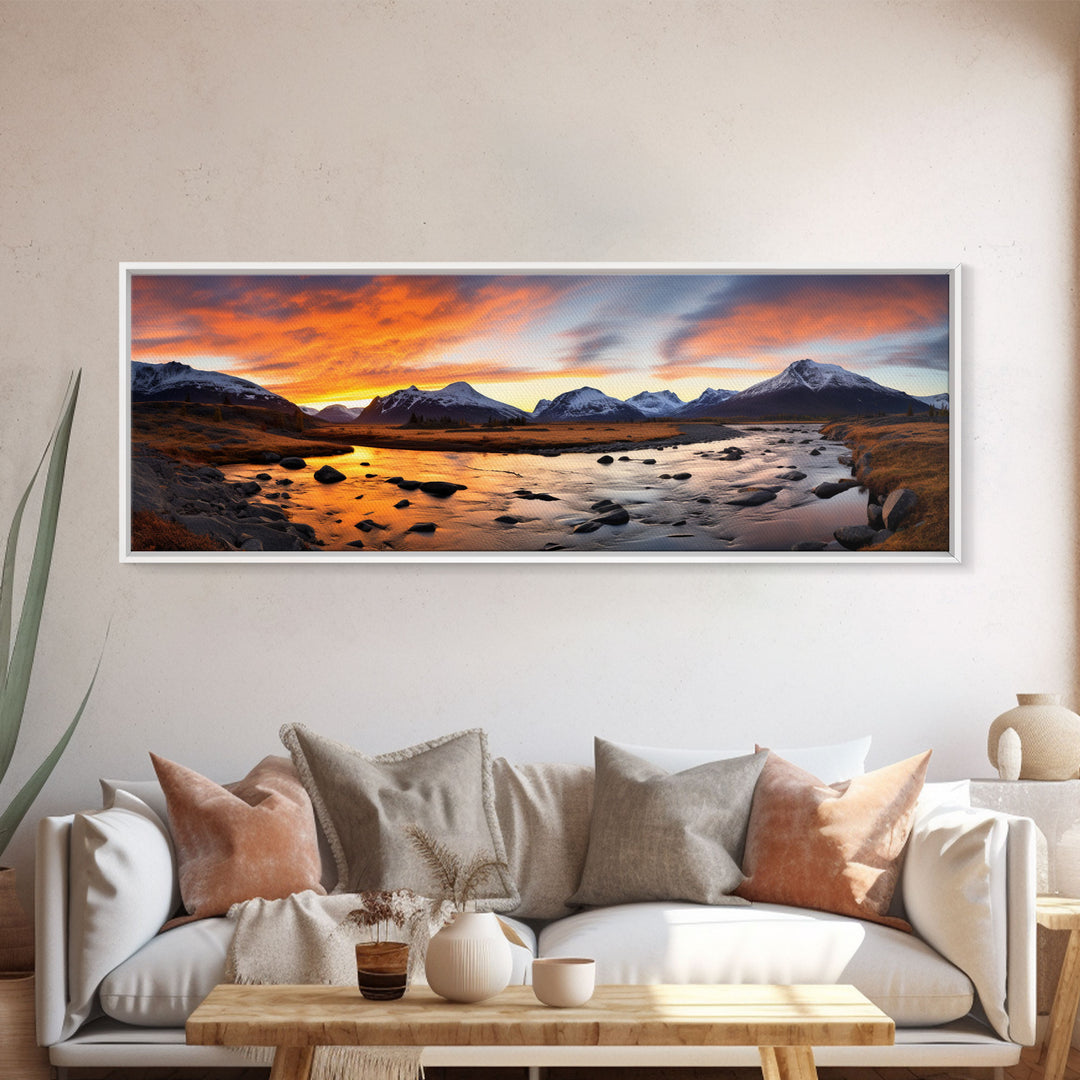 Panoramic of Gates Of The Arctic National Park , Extra Large Wall Art, Panoramic Wall Art, Panoramic Landscape Print, Landscape Photography