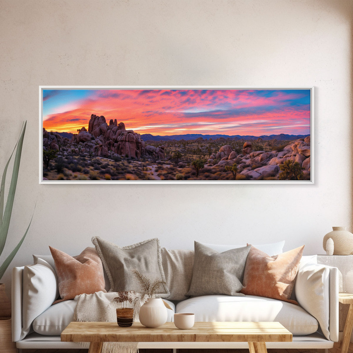 Panoramic Print of Joshua Tree National Park, Extra Large Wall Art, Panoramic Wall Art, Panoramic Landscape Print, Landscape Photography