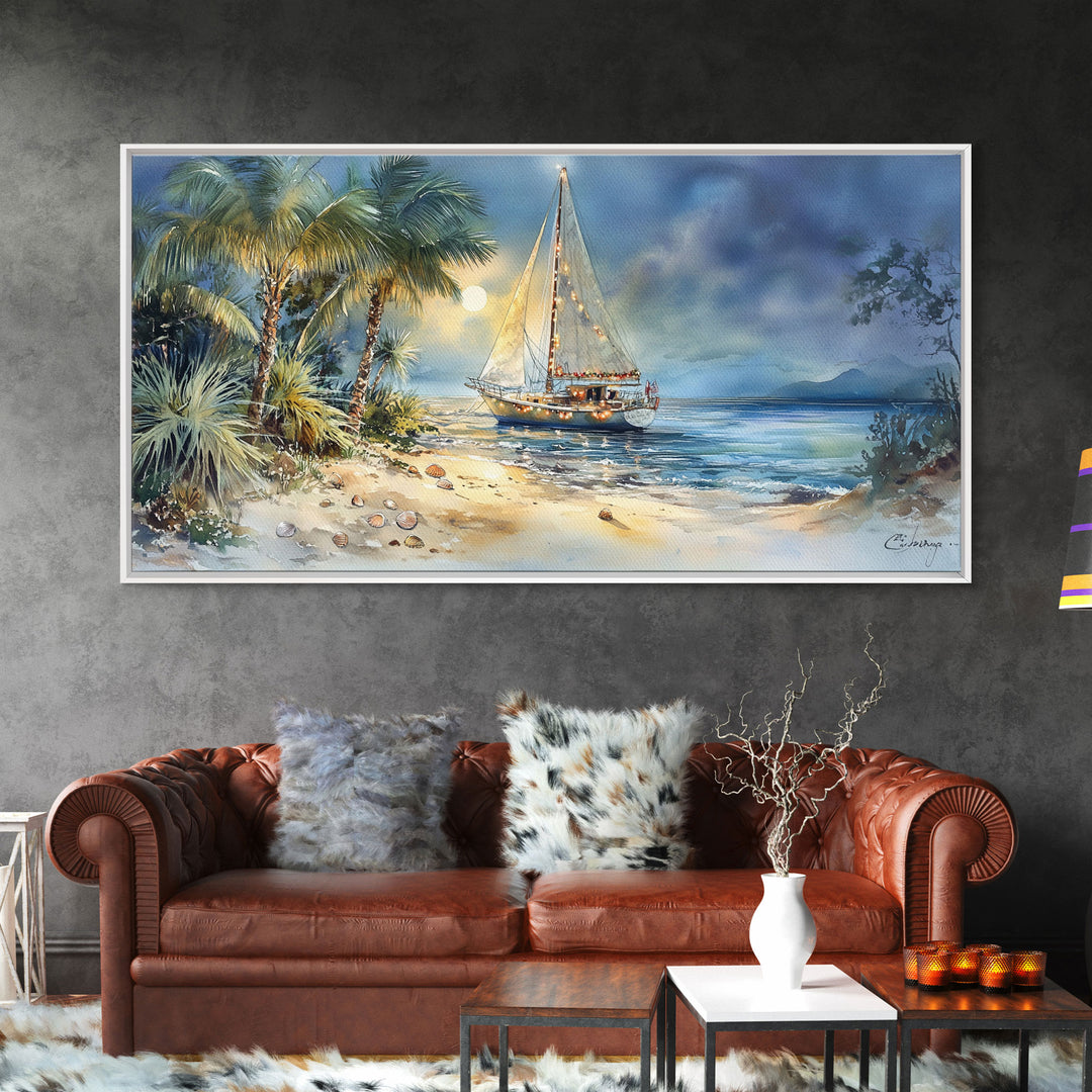 Rustic lakeside autumn art, fall cabin decor, cozy fall wall print, seasonal country home decor, framed canvas print, autumn nature art