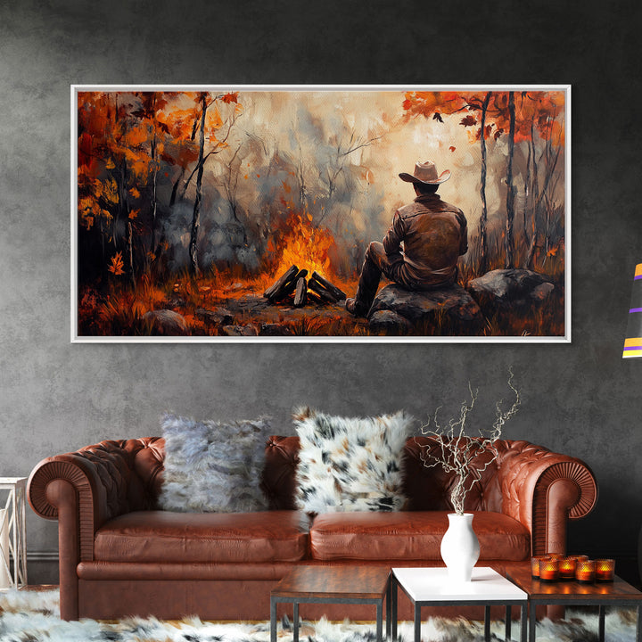 Retro winter-inspired Framed Canvas Print of a woman in a pink hat enjoying a cup of coffee background, perfect as unique vintage wall art