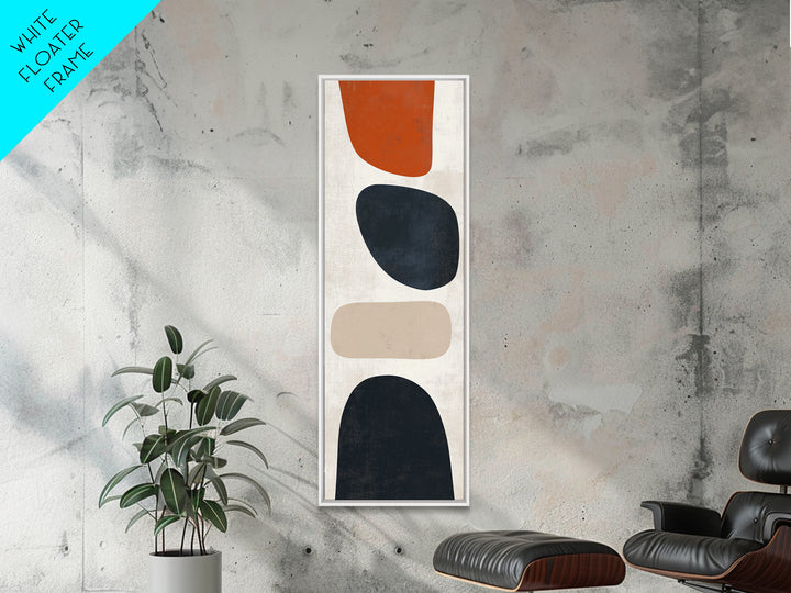 Framed Canvas Print Modern Geometric Wall Art Boho Minimalist Style Abstract Above Couch Art Ideal Living Room Bedroom Art Wall Decor