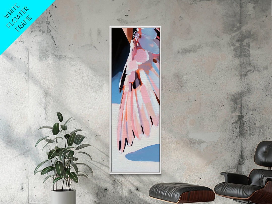 Butterfly Wing, Soft Pastel Art, Nature Inspired, Canvas Print, Modern Wall Decor, Feminine Aesthetic, Bedroom Wall Art, Boho Minimalist