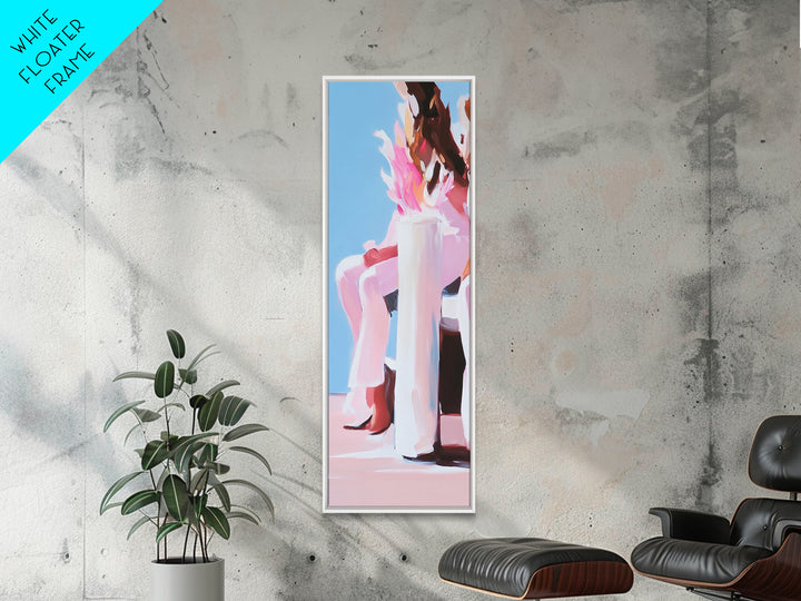 Contemporary Fashion, Artistic Pose, Abstract Detail, Canvas Print, Minimalist Art, Fashion Wall Decor, Chic Home Style, Modern Aesthetic