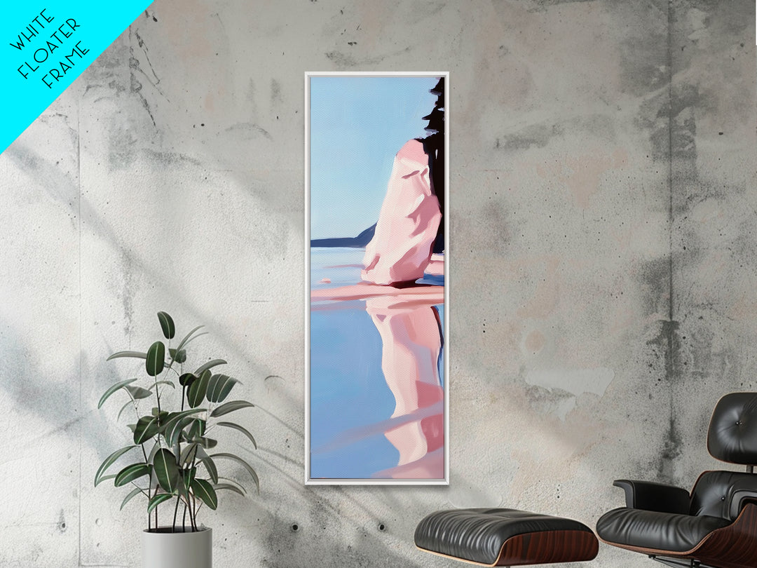 Rock Formation, Desert Landscape, Nature-Inspired Art, Earthy Tones, Boho Home Decor, Neutral Living Room Wall Art, Framed Canvas Print