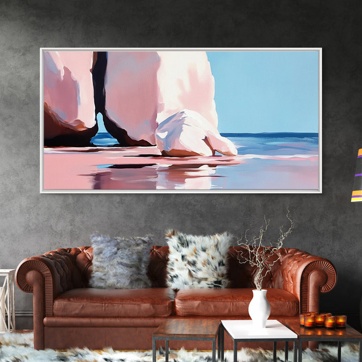 Archway Rocks, Coastal Beauty, Canvas Print, Minimalist Seascape, Natural Landscape, Large Wall Art, Ocean Home Decor, Living Room
