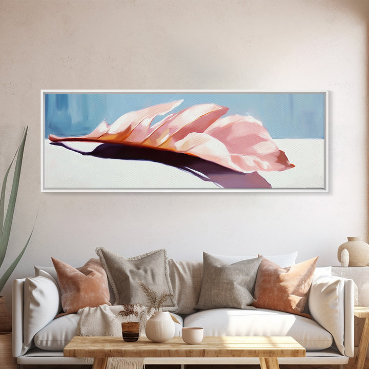 Autumn Leaves, Fall Nature Art, Warm Toned Wall Art, Cozy Aesthetic, Framed Canvas Print, Seasonal Home Decor, Bedroom Accent Piece