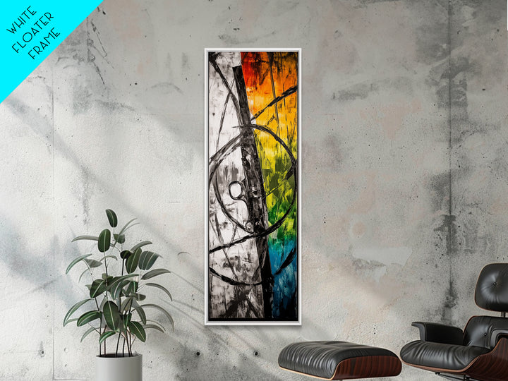 Deep Reflection, Abstract Depth, Textured Artwork, Canvas Print, Modern Living Room Decor, Moody Home Accent, Statement Piece