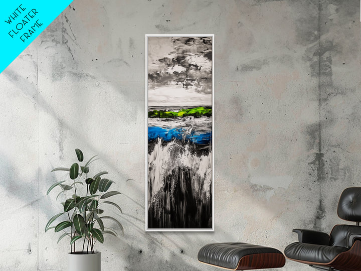 Ocean Waves, Coastal Wall Art, Blue Abstract Art, Beach House Decor, Large Canvas Print, Nautical Art, Modern Living Room Decor