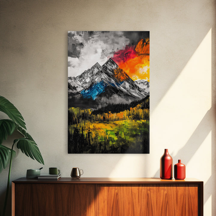 Abstract Ocean, Blue Waves, Coastal Art, Canvas Print, Beach Wall Decor, Modern Seascape, Minimalist Painting, Living Room Art