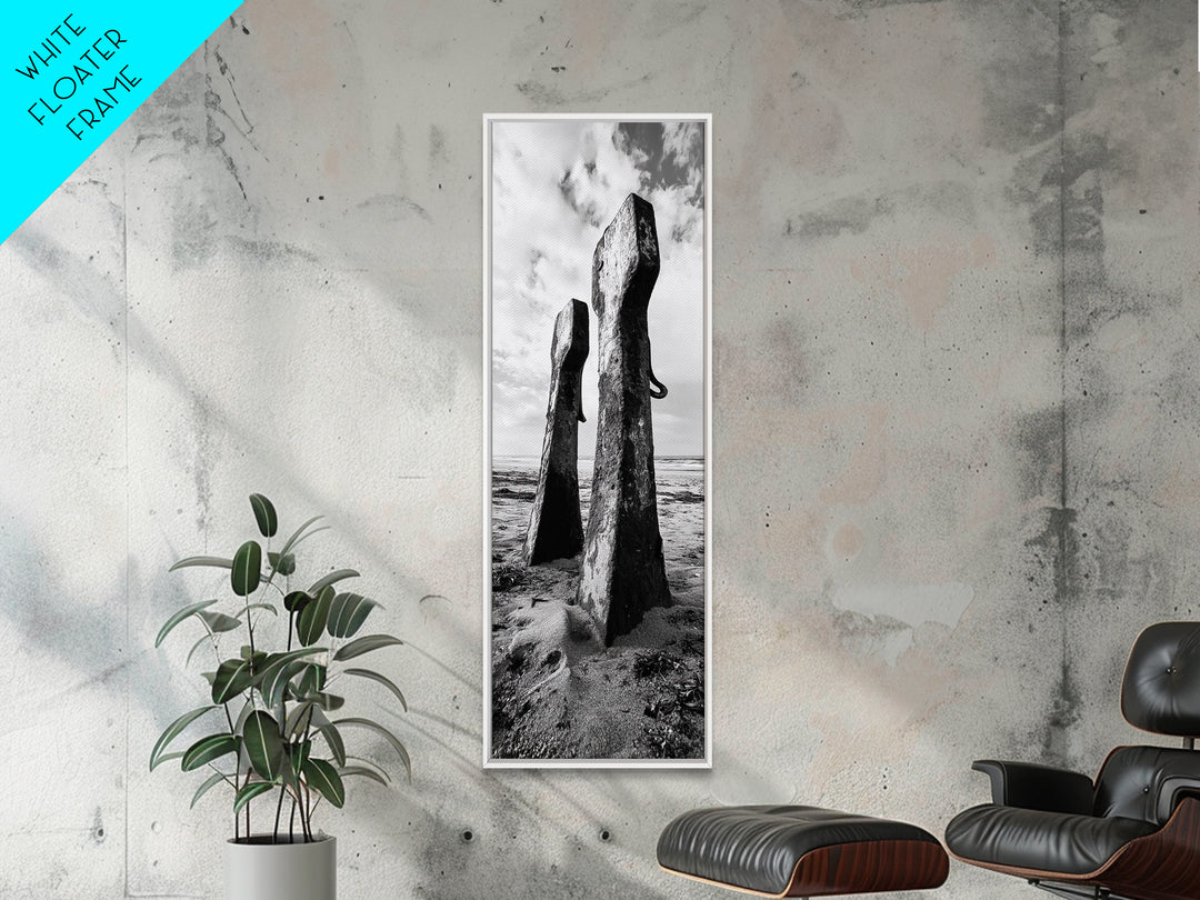 Coastal Decay, Metal Anchors, Beach Remnants, Nautical Texture Canvas Print, Industrial Entryway Wall Art, Rustic Coastal Style