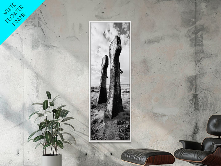 Coastal Decay, Metal Anchors, Beach Remnants, Nautical Texture Canvas Print, Industrial Entryway Wall Art, Rustic Coastal Style