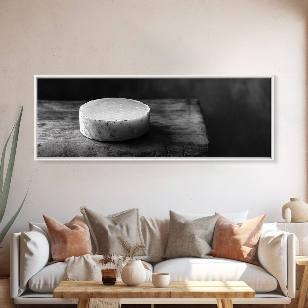 Artisan Soap, Rustic Table, Handmade Bath, Canvas Print, Kitchen Wall Art, Farmhouse Decor, Minimalist Bathroom Photography