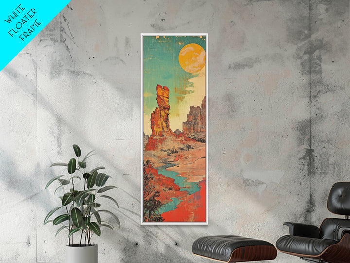 Desert Mesas And Turquoise River Wall Art, Southwest Landscape Print, Western Home Decor, Rustic Office Decor, Housewarming Gift