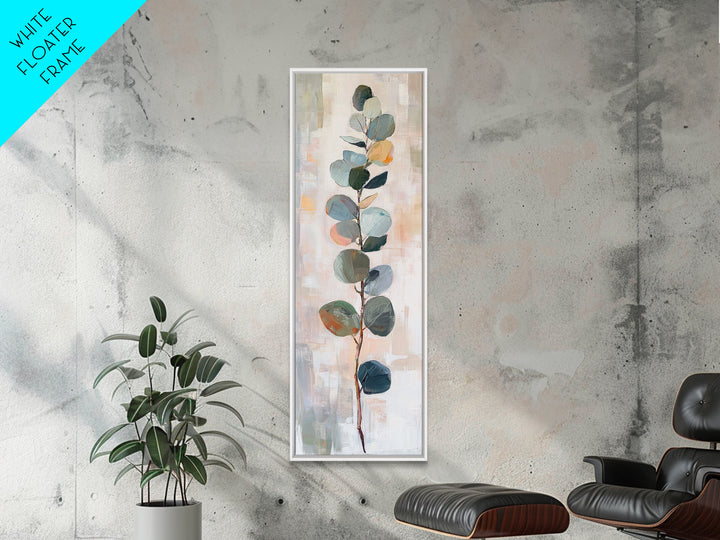 Minimal Eucalyptus Branch Botanical Wall Art, Sage Green Wall Decor, Neutral Botanical Art Print, Modern Farmhouse Home Decor