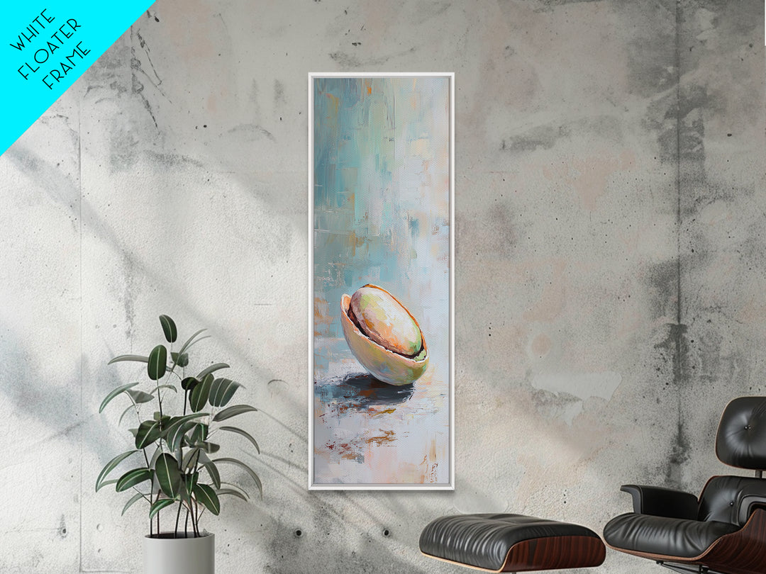 Sunlit Coconut Half Still Life Canvas Print, Tropical Kitchen Wall Decor, Coastal Art Print, Beach House Decor Gift For Her