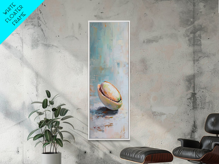 Sunlit Coconut Half Still Life Canvas Print, Tropical Kitchen Wall Decor, Coastal Art Print, Beach House Decor Gift For Her