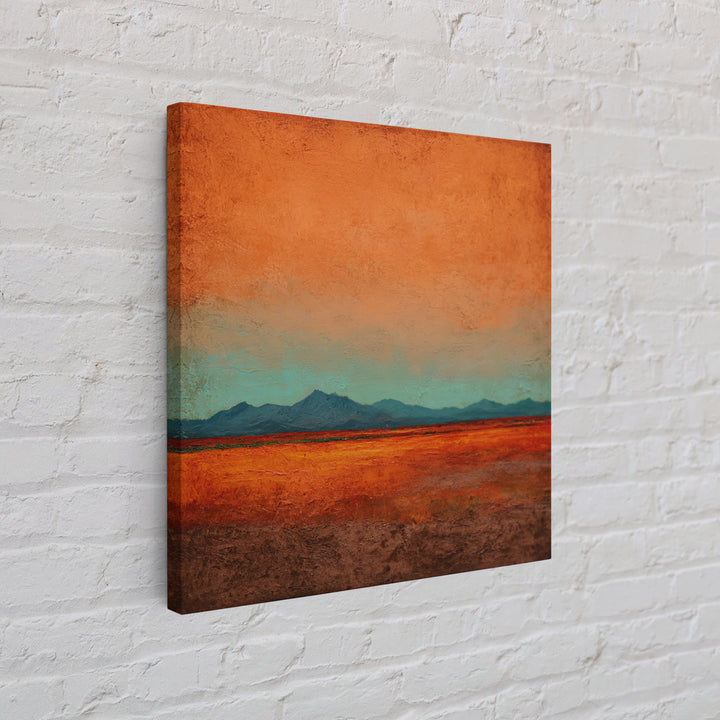 Dreamy Desert Sunset Canvas Print, Above Bed Art, Whimsical Decor, Bedroom Decor, Fine Art, Serenity, Bedroom Wall Decor, ABA-1x1-31