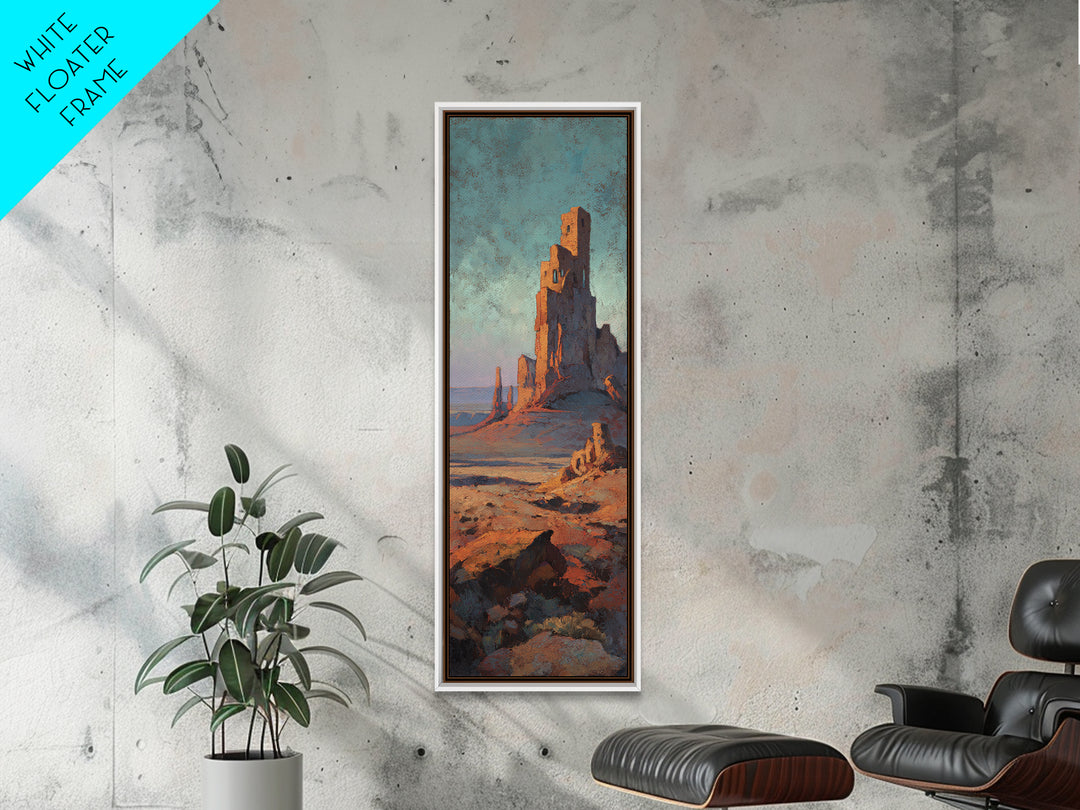 Dreamy Desert Sunset Canvas Print, Above Bed Art, Large Wall Art, Bedroom Decor, Fine Art, Serenity, Japanese Wall Art, ABA-1x3-43